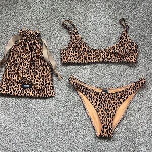 TRIANGLE LEOPARD BIKINI